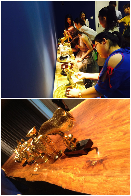 小主们的贴金艺术品大功告成了，你们觉得怎么样呐？