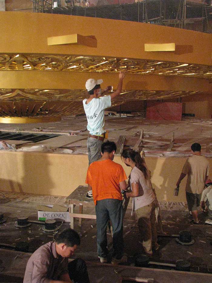 贴金箔需要注意八大问题嘞！